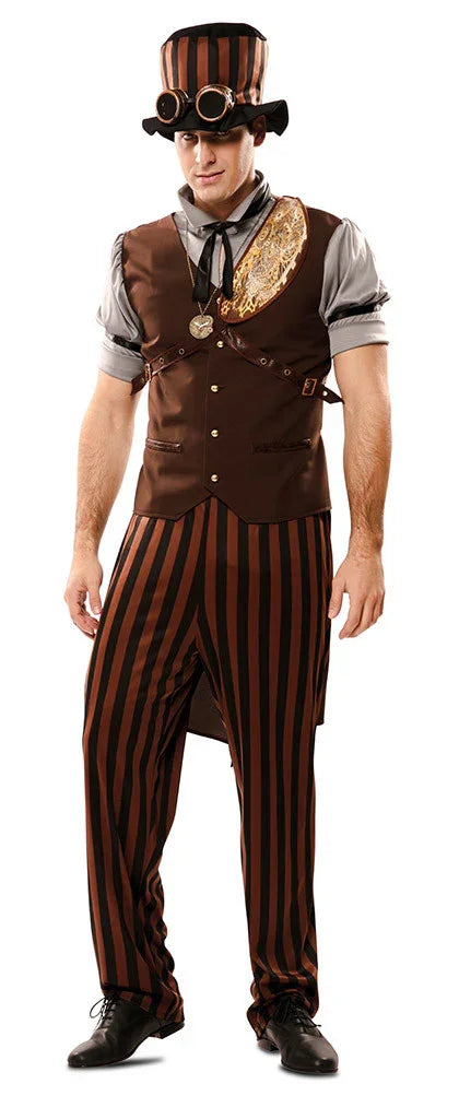 Disfraz de Steampunk Victoriano para Hombre Steampunk EuroCarnavales