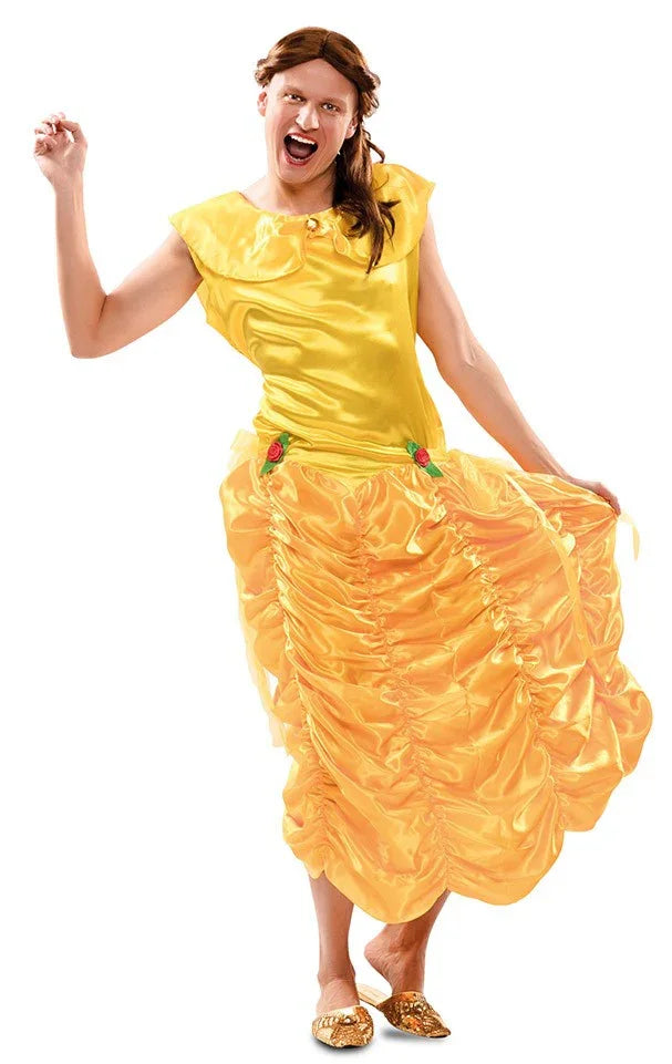 Disfraz de Princesa Bella para Hombre La Bella y la Bestia EuroCarnavales