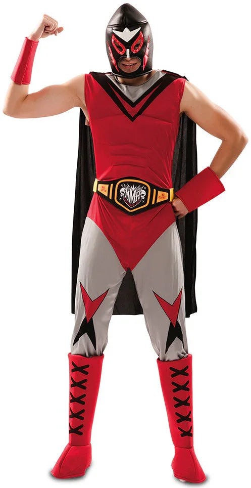 Disfraz de Campeón Lucha Libre Mexicana para Hombre Deportes y Animadoras EuroCarnavales