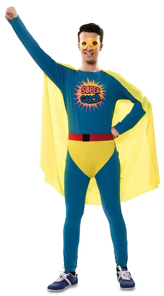 Disfraz de Super García para Hombre Superhéroe EuroCarnavales