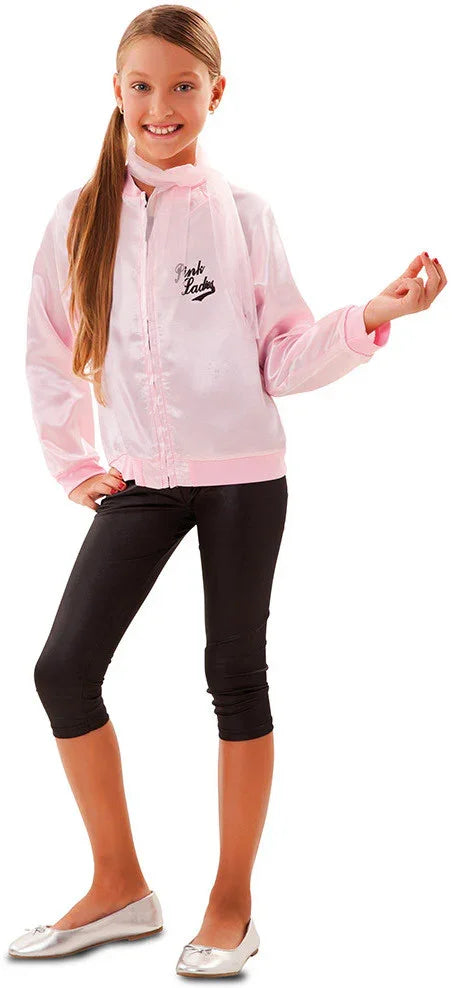 Disfraz Grease Rosa para Niña Grease - Años 40 y 50 EuroCarnavales