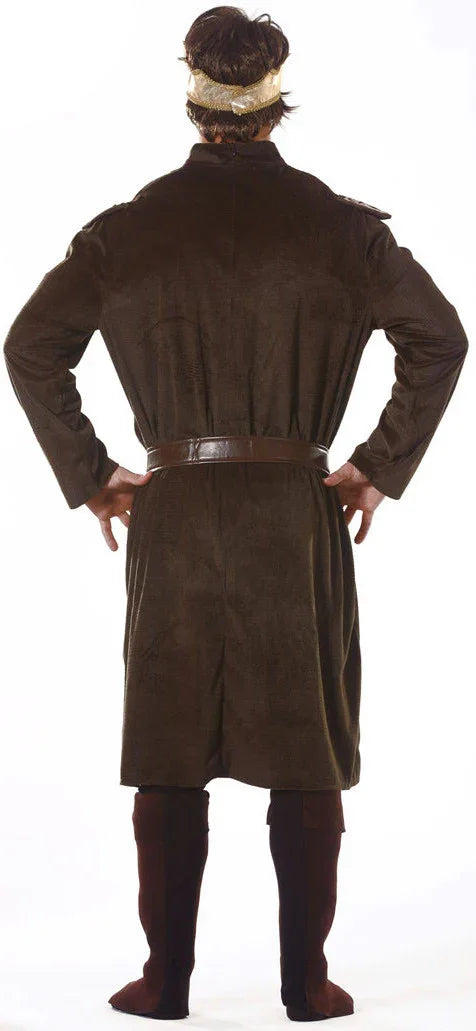 Disfraz de Rey Robert Medieval Marrón para Hombre Medieval Guirca