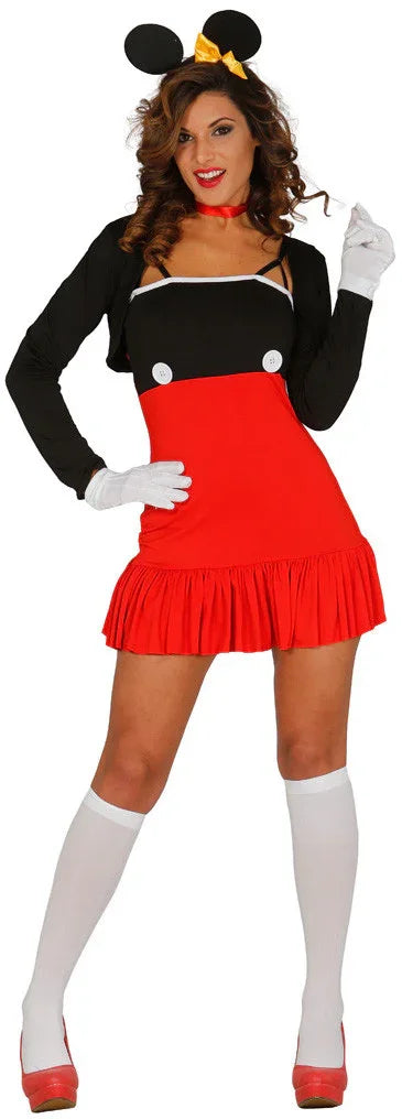 Disfraz de Ratoncito Mickey para Mujer Mickey Mouse & Minnie Mouse Guirca