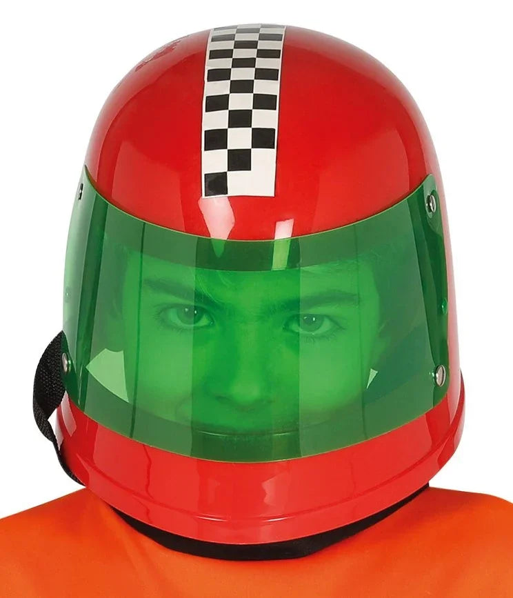 Casco de Piloto de Motos o Fórmula 1 Infantil Complementos Deportes y Animadoras Guirca