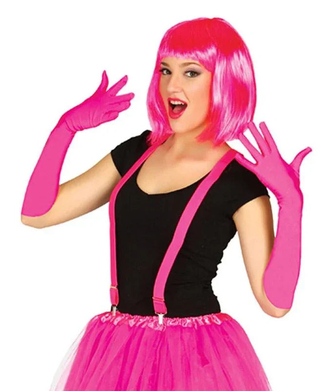 Tirantes Rosa Neón Complementos para Despedidas Guirca