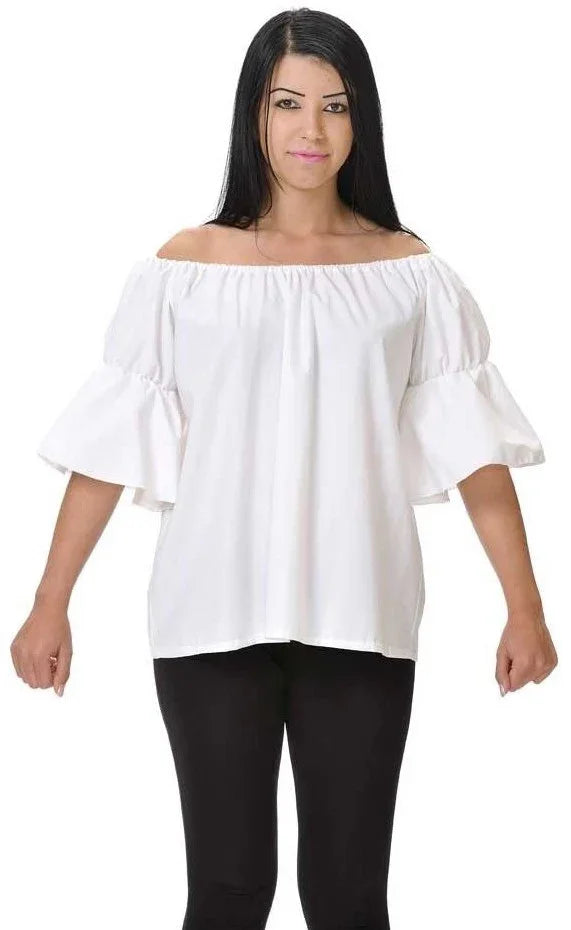 Camisa Blanca de Tabernera Medieval para Mujer Complementos Medievales Fycar