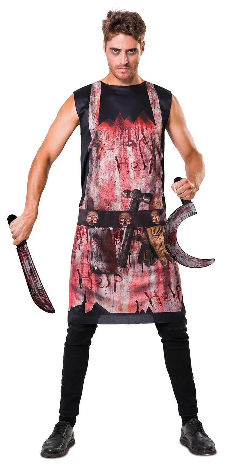 Disfraz de Carnicero Sangriento para Adulto Disfraces Halloween Viving
