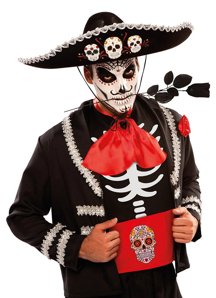Sombrero Mexicano Día de los Muertos Complementos Halloween EuroCarnavales