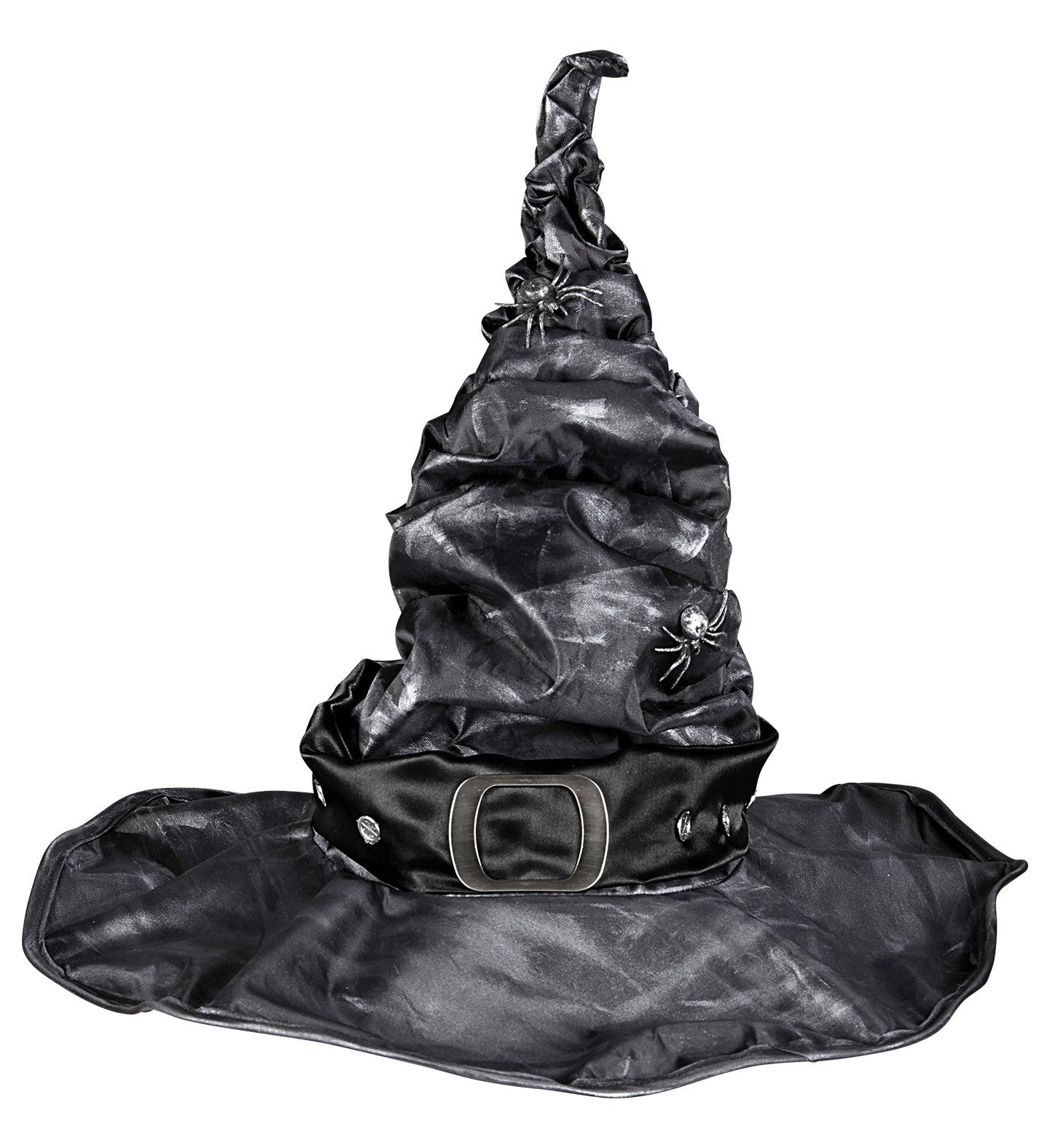 Sombrero de Bruja con Arañas Efecto Envejecido Brujas Widmann