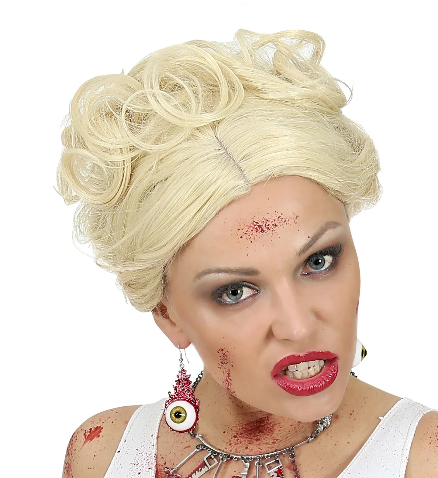 Pendientes de Ojos Sangrientos Accesorios Halloween Widmann