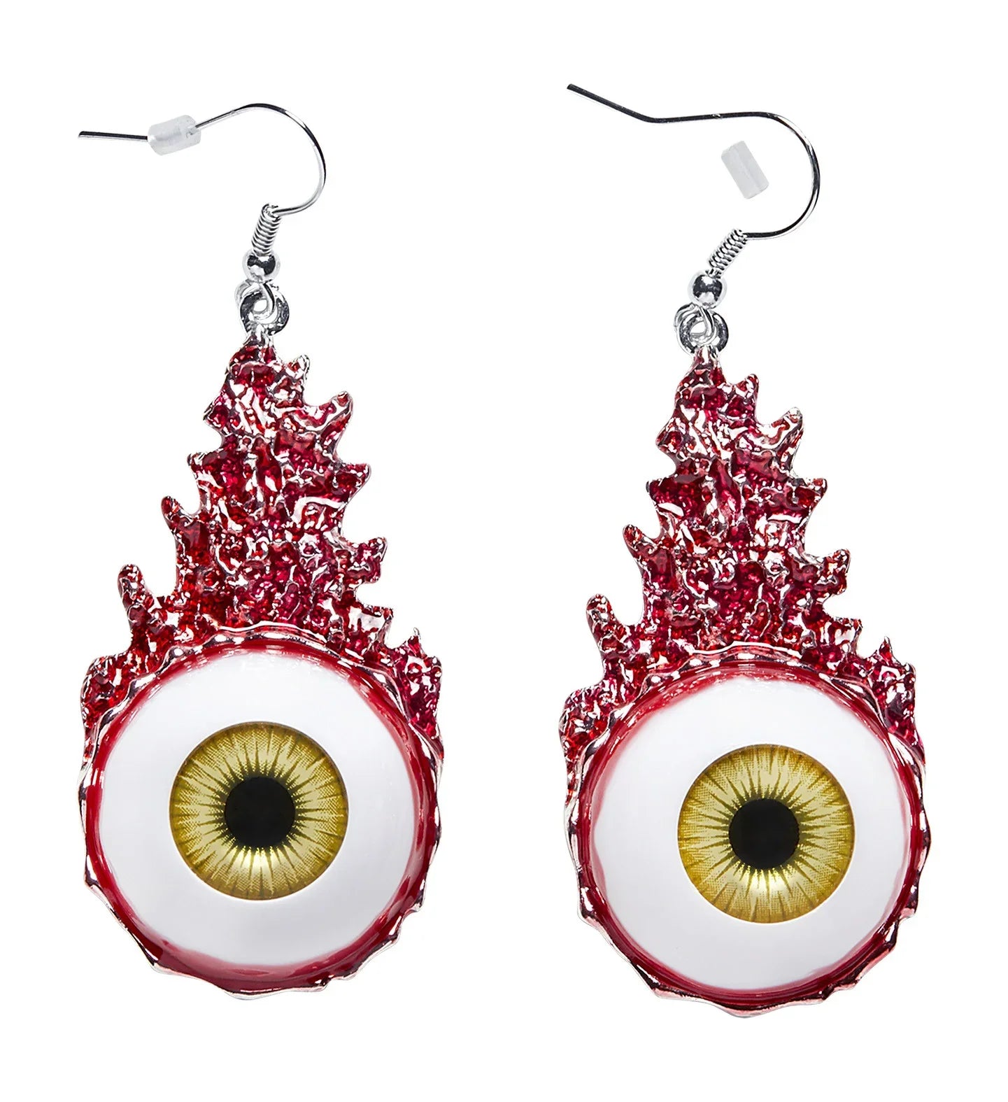 Pendientes de Ojos Sangrientos Accesorios Halloween Widmann