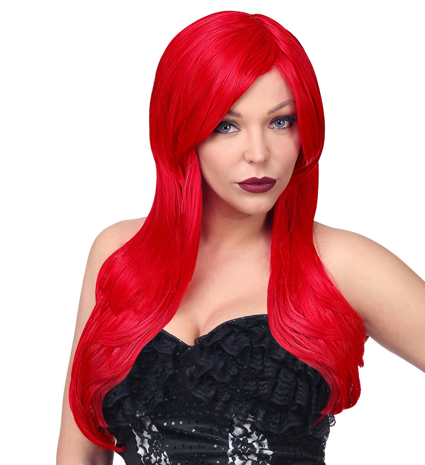 Peluca Roja con Melena Larga Lisa Pelucas Rojas Widmann