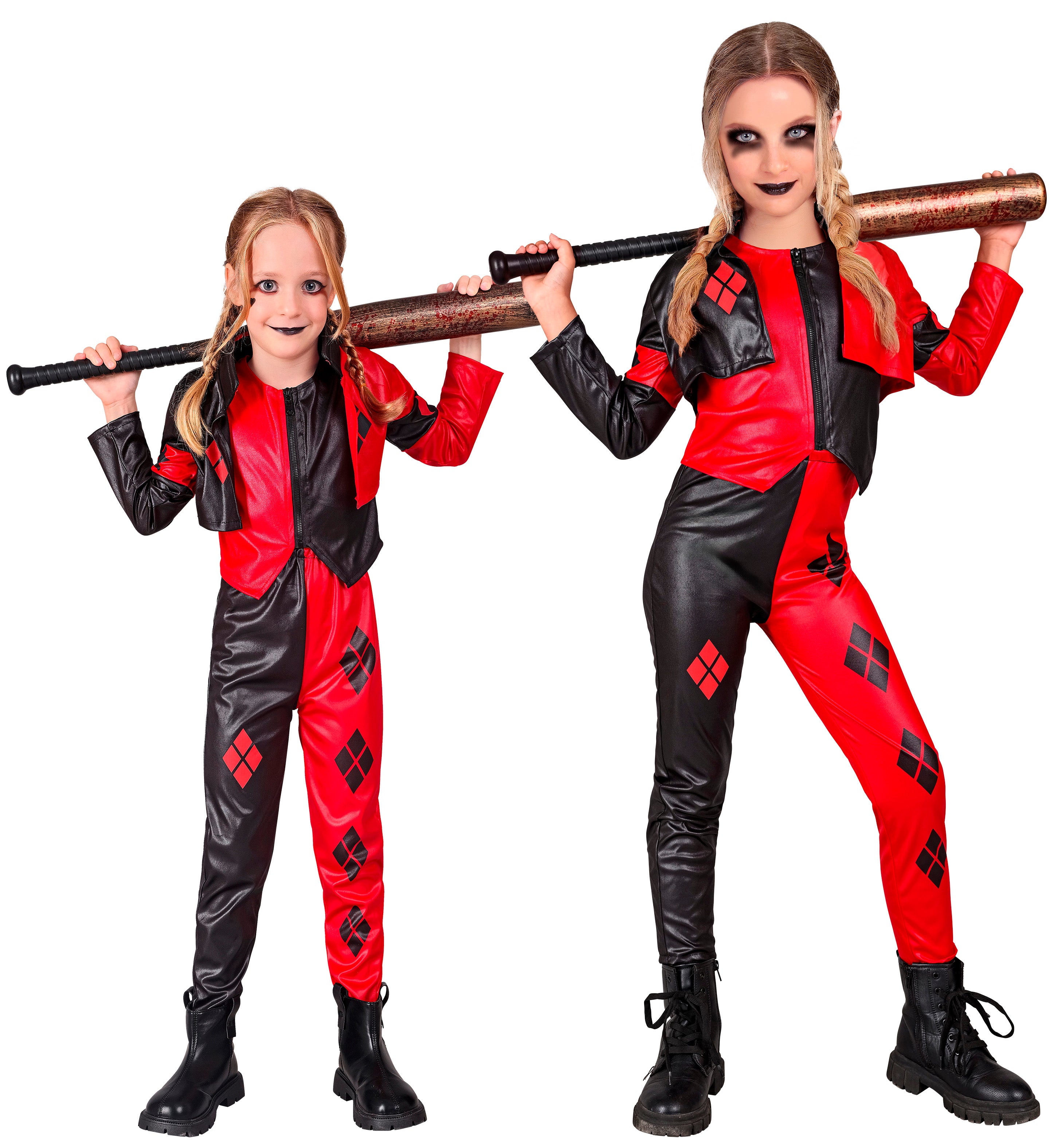 Disfraz de Harley Villana Malvada para Niña Harley Quinn Widmann