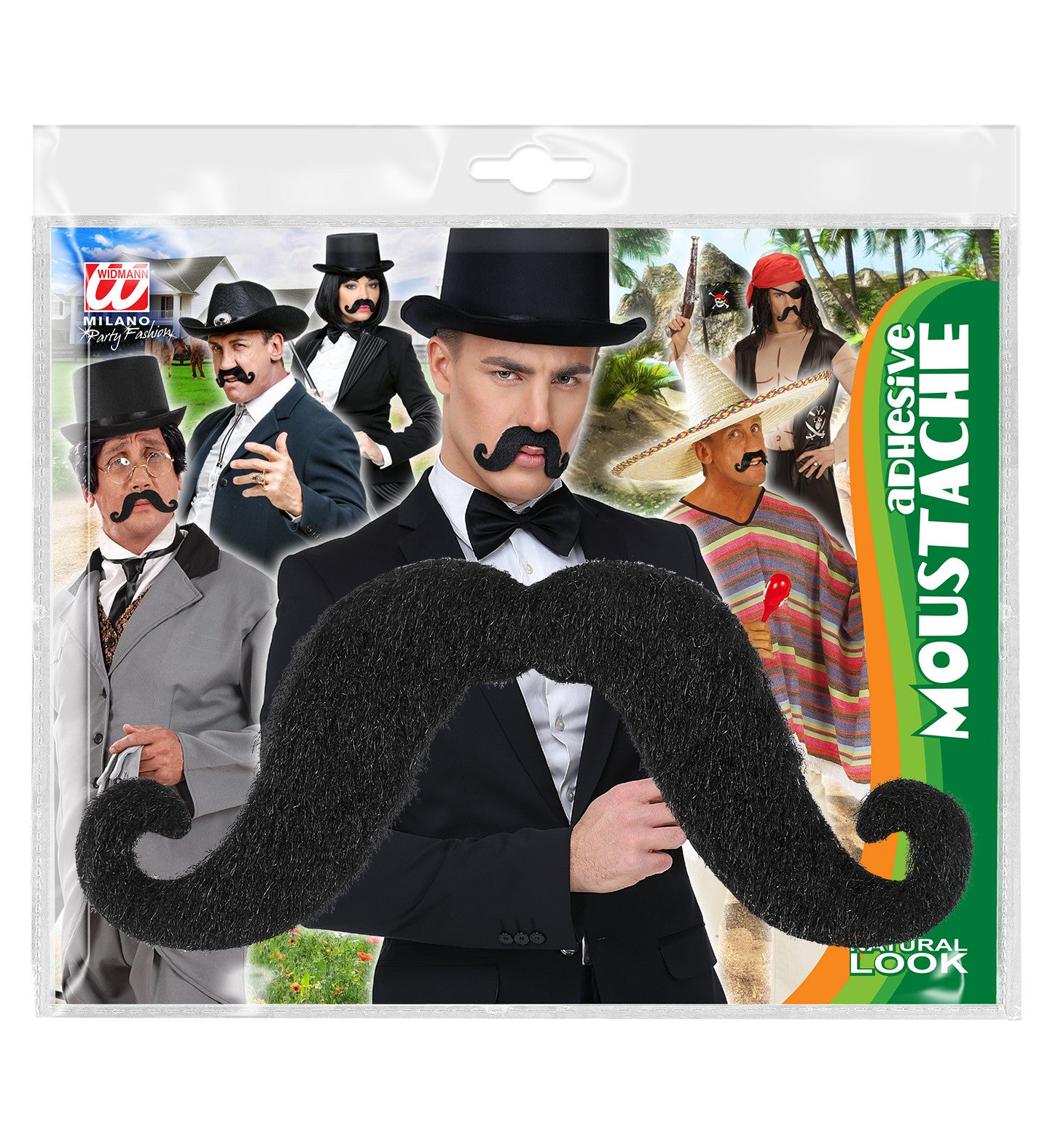 Bigote Moreno Grande Estilo Francés Barbas y Bigotes Widmann