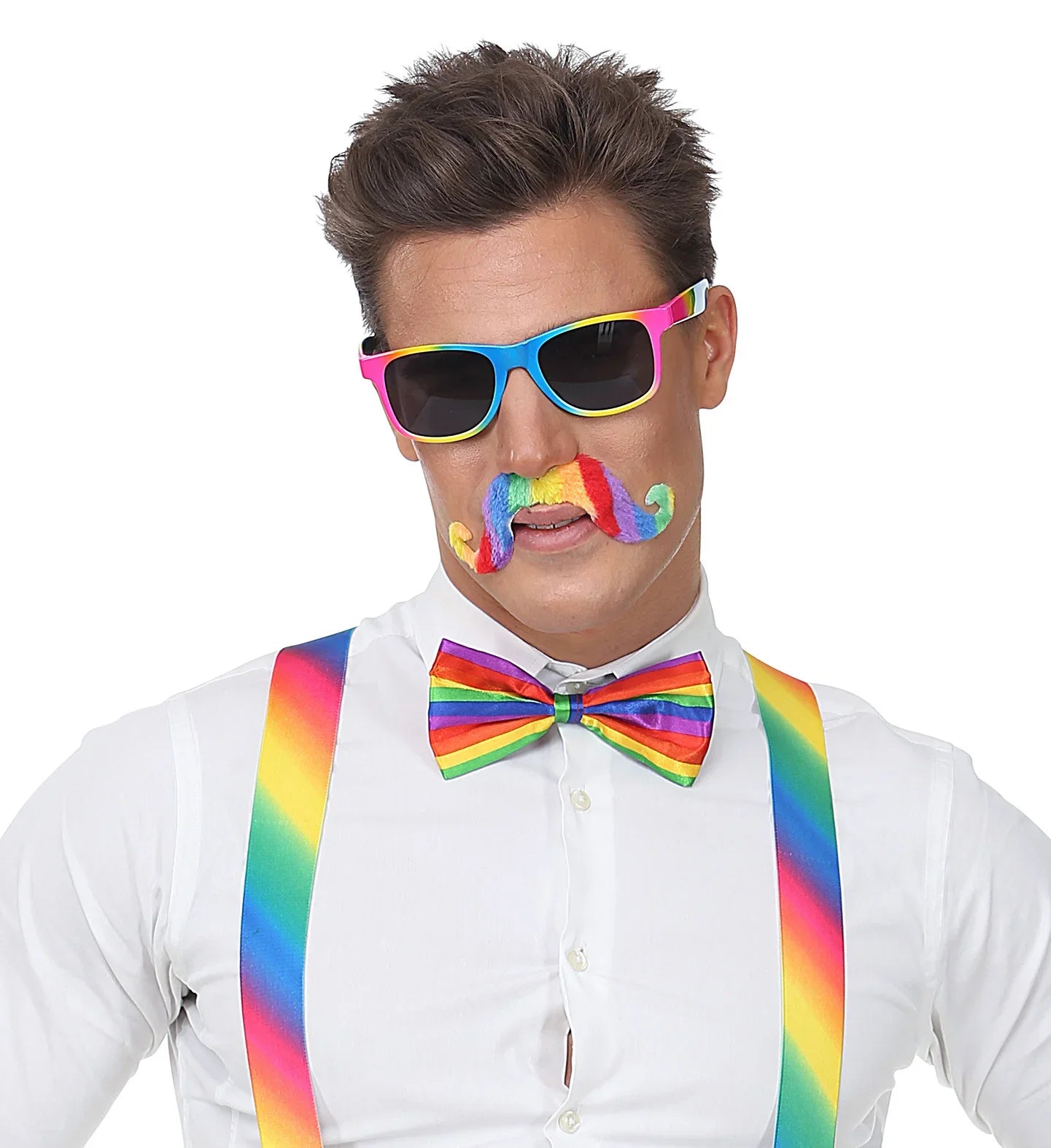 Bigote Arcoíris Grande Estilo Francés Barbas y Bigotes Widmann