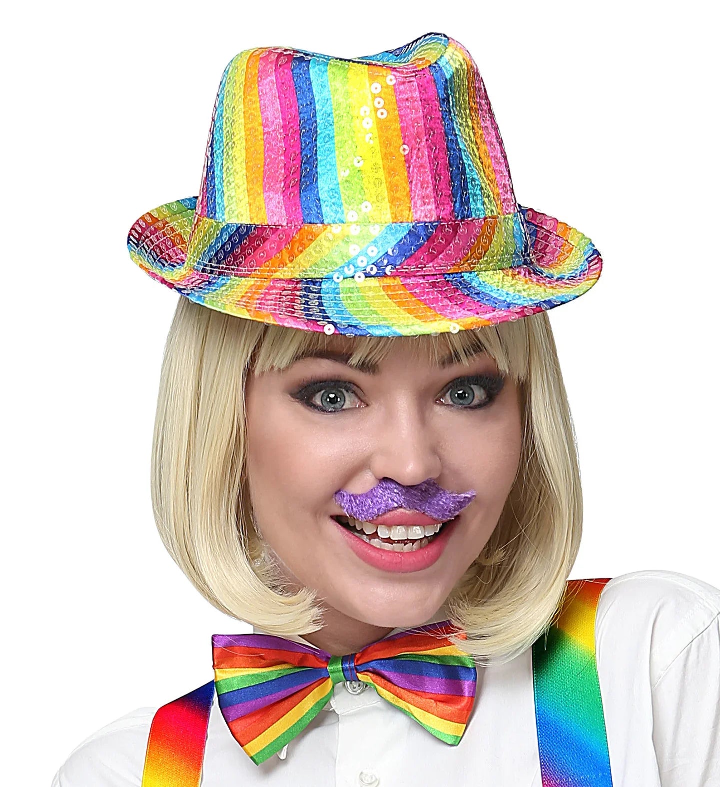 Set de Bigotes de Colores Barbas y Bigotes Widmann