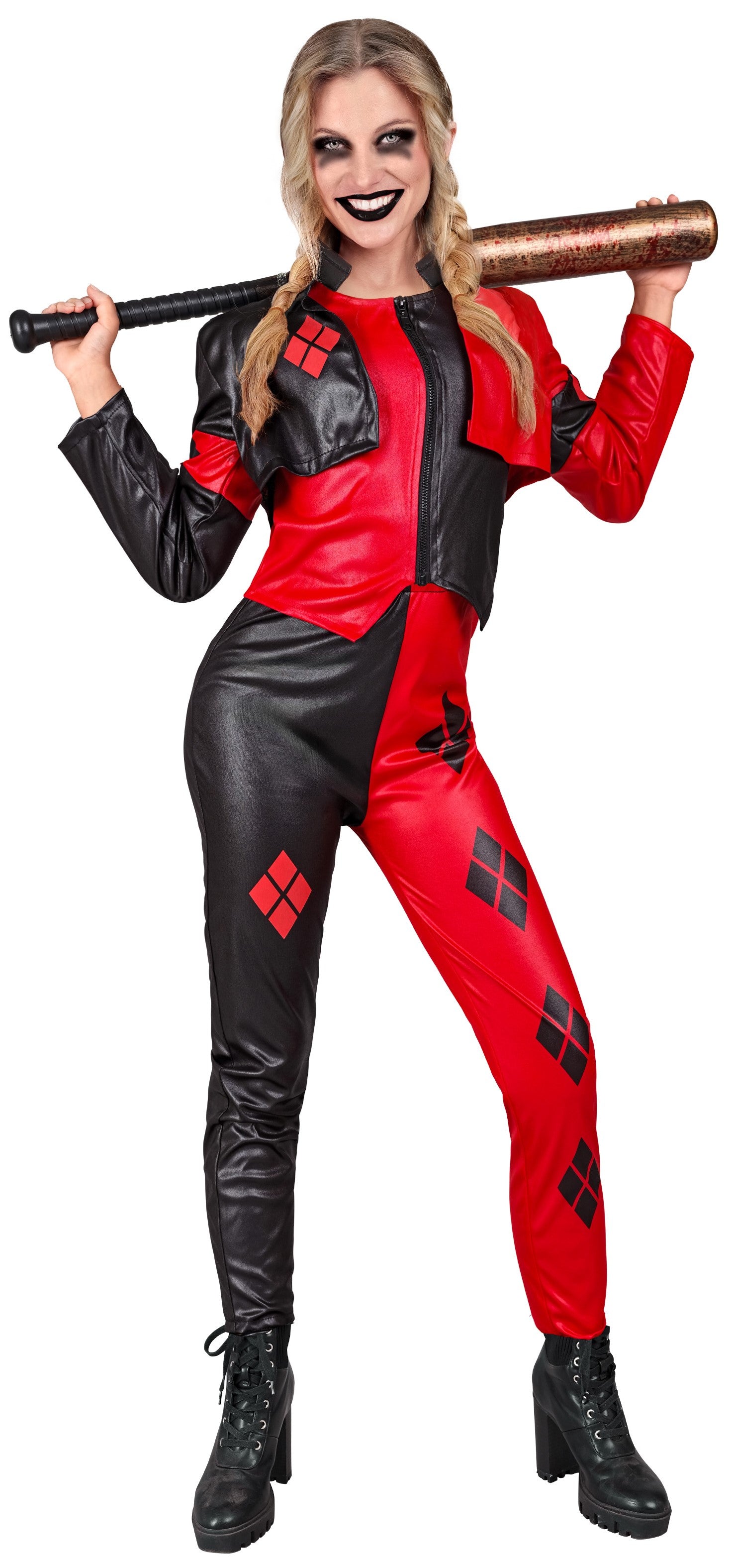 Disfraz de Harley Villana Malvada para Mujer Harley Quinn Widmann