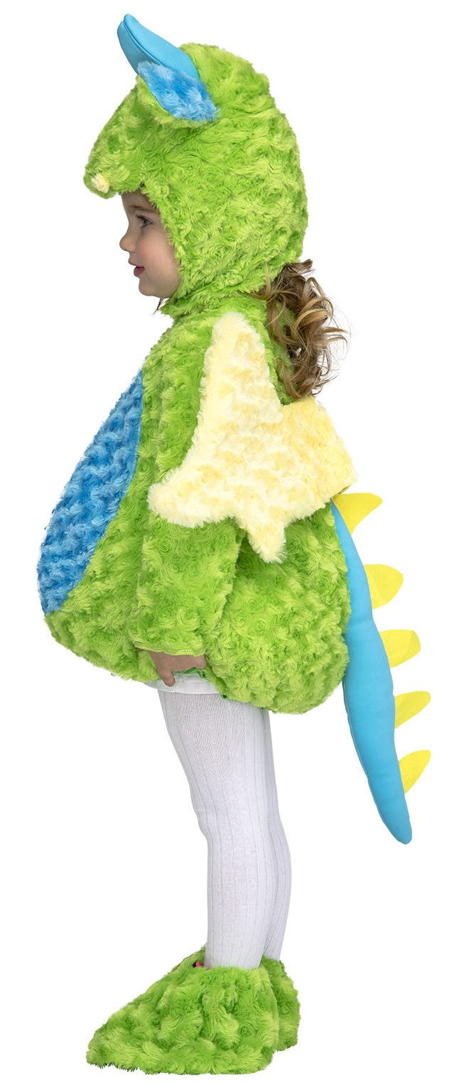 Disfraz de Dragón Verde de Peluche para Bebé Dragón y Dinosaurio Viving