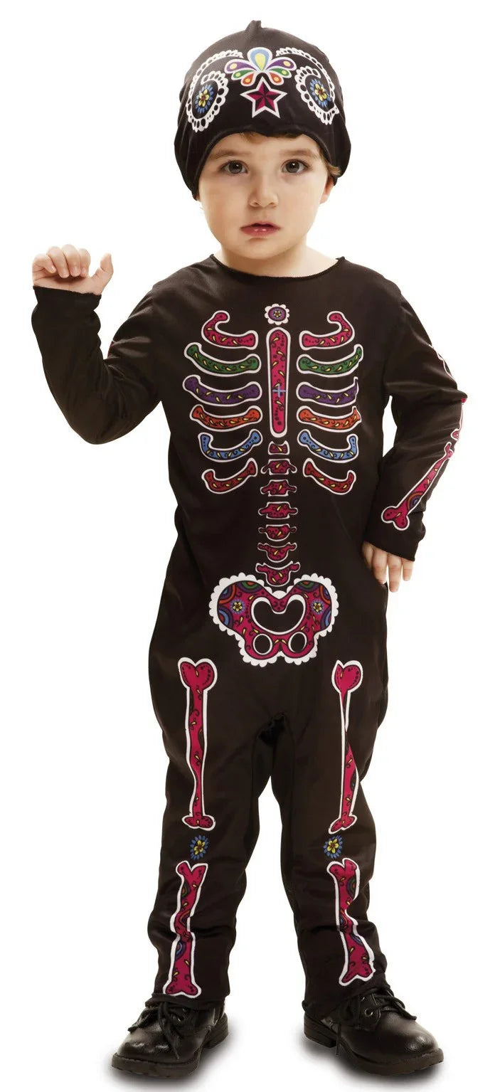 Disfraz de Esqueleto Día de los Muertos para Bebé Esqueletos Viving