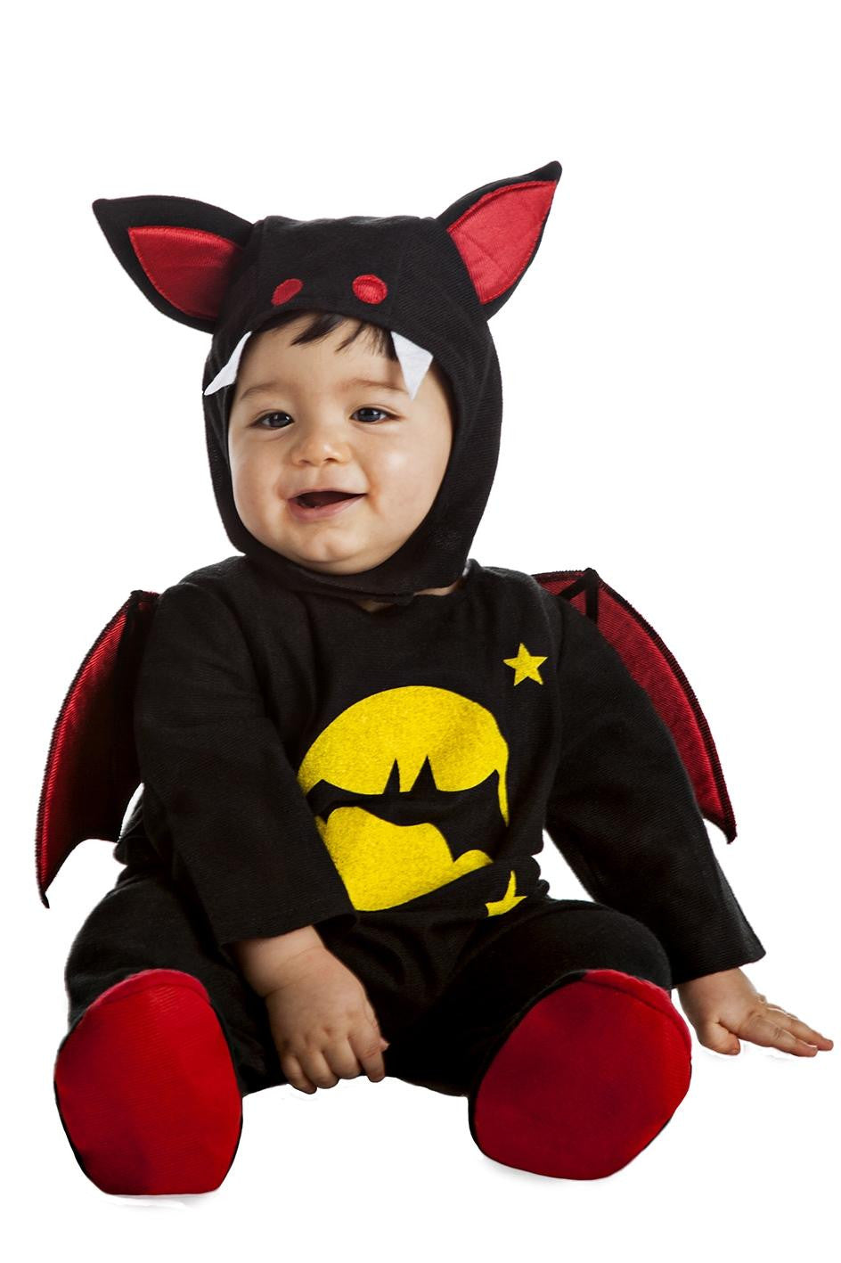 Disfraz de Murciélago Vampiro Negro para Bebé Vampiros y vampiresas Kimokawaii
