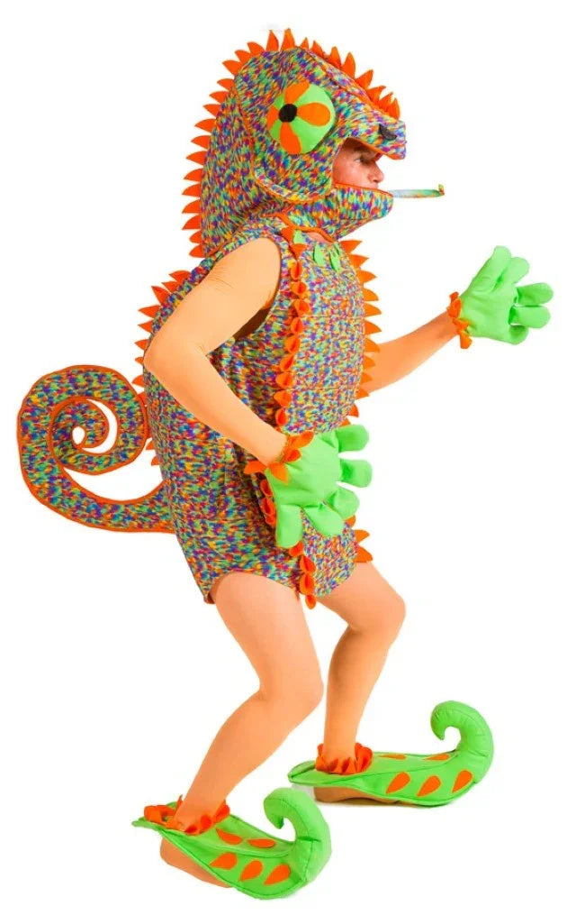 Disfraz de Camaleón Molón Multicolor para Hombre Animales Nines