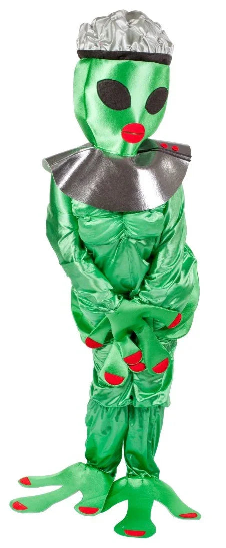 Disfraz de Alien Extraterrestre Verde para Mujer Extraterrestres Nines