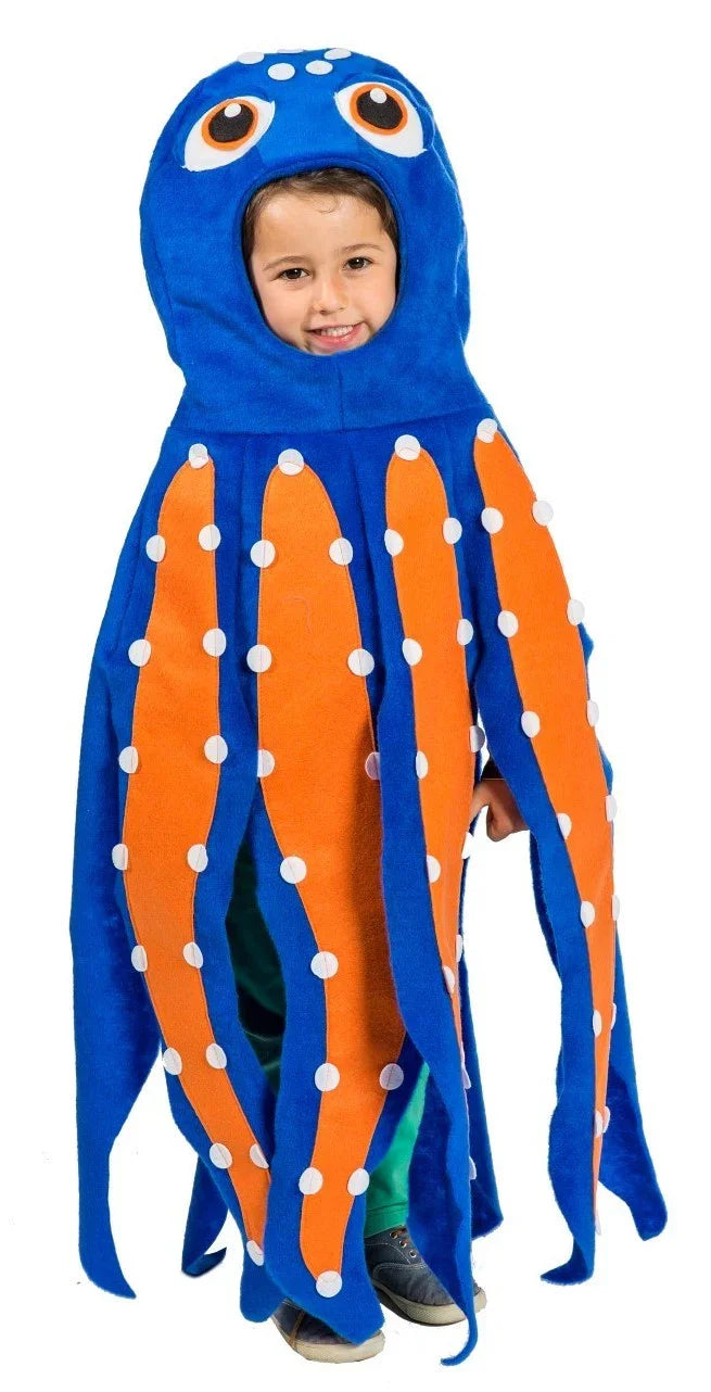 Disfraz de Pulpo Divertido Infantil Animales Infantiles Nines