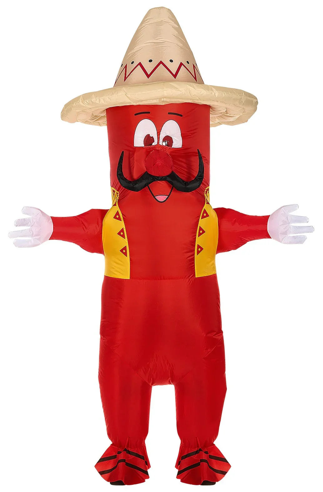Disfraz de Pimiento Mexicano Hinchable para Adulto Mexicanos Widmann