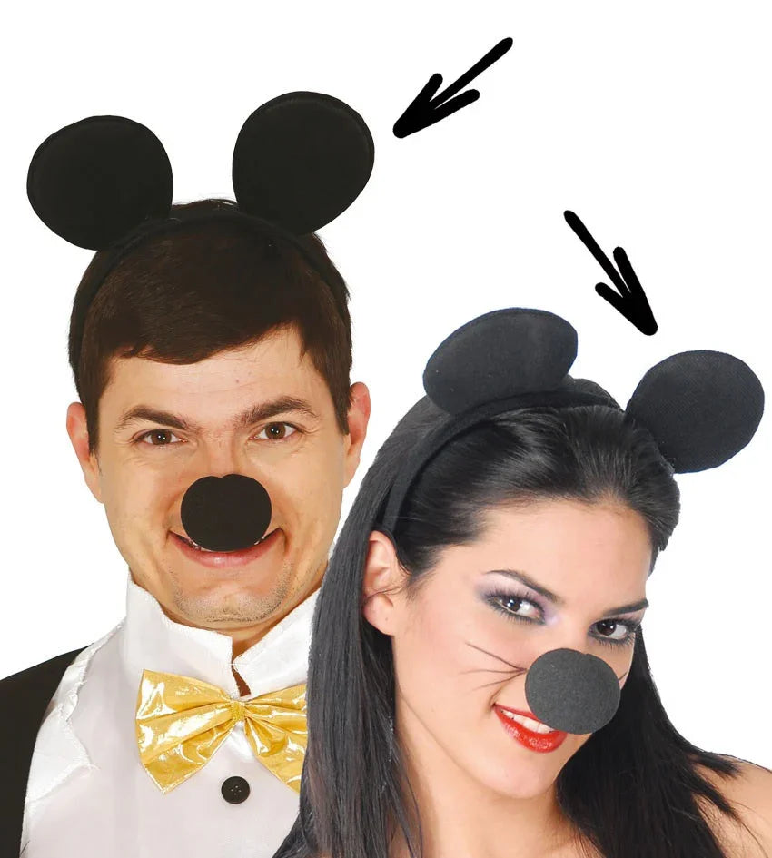 Diadema de Orejas de Ratón Mickey Mouse Mickey Mouse & Minnie Mouse Guirca