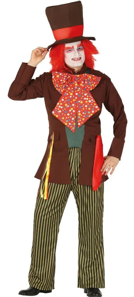 Disfraz de Sombrerero Loco de Alicia para Hombre Sombrerero Loco Guirca