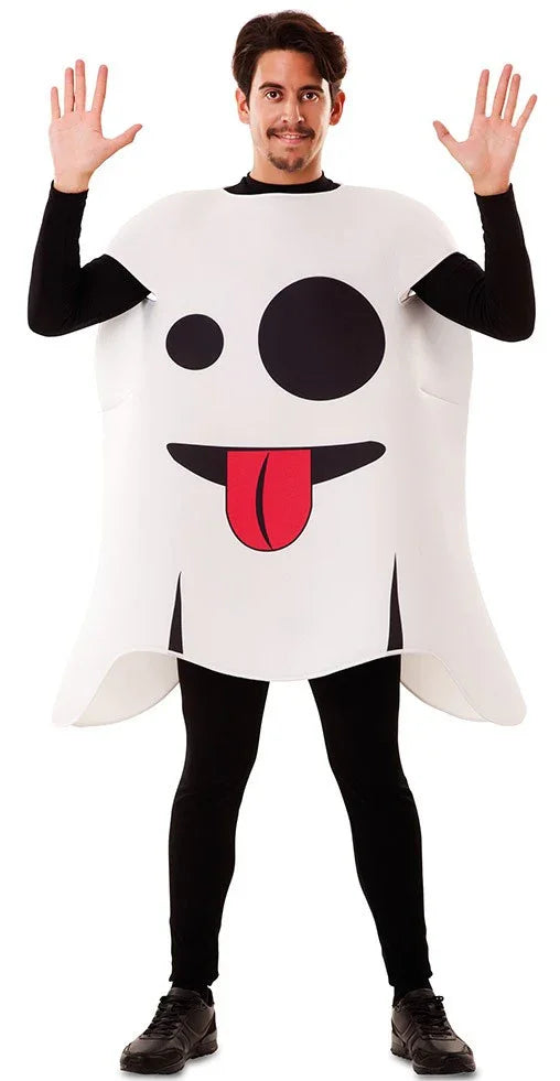 Disfraz de Emoticono Fantasma del Whatsapp para Adulto Emoticonos EuroCarnavales
