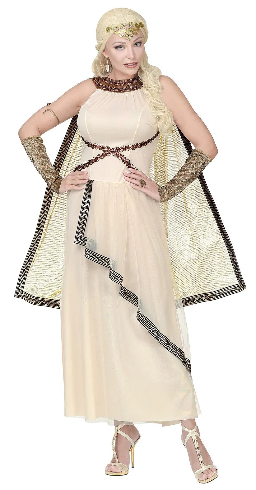 Disfraz de Diosa Griega Elegante para Mujer Romanos y Griegos Widmann