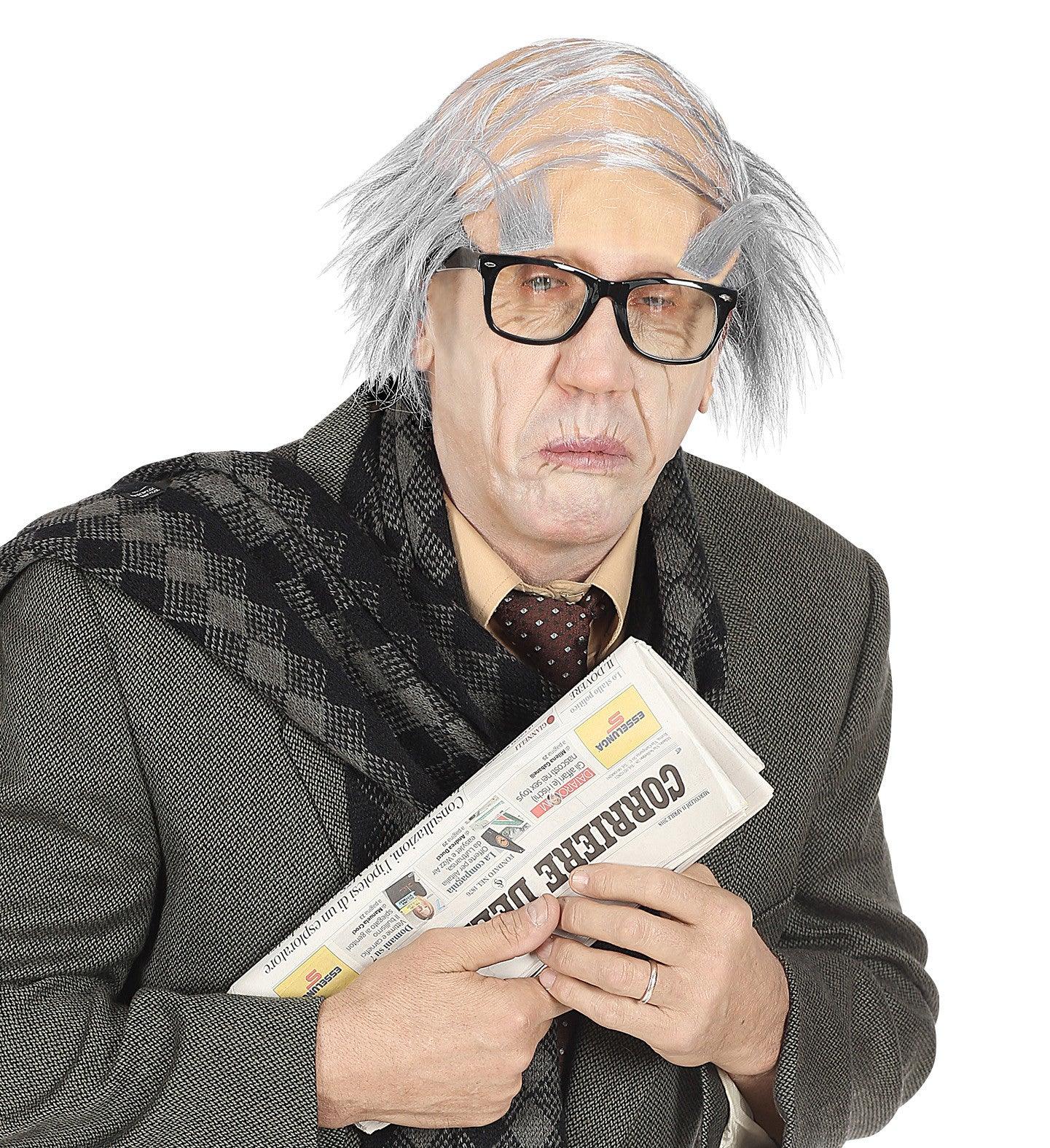 Gorro de Calva de Anciano con Cortinilla y Cejas Sombreros y Gorros Widmann