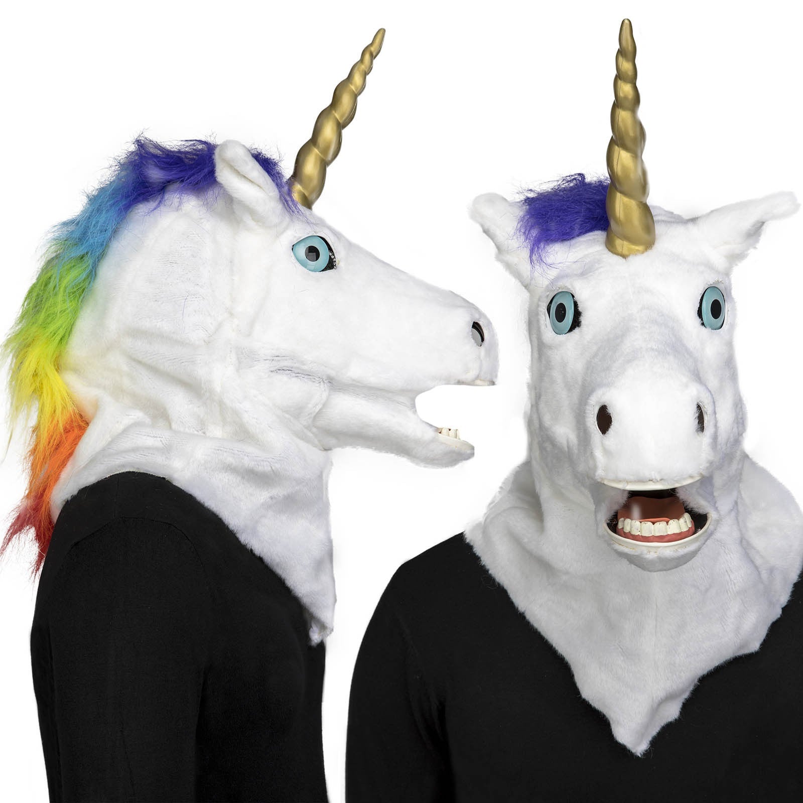 Máscara de Unicornio con Mandíbula Móvil Unicornio Viving