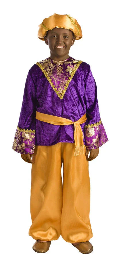 Disfraz de Paje del Rey Baltasar para Niño Reyes Magos y Pajes El Rey del Carnaval