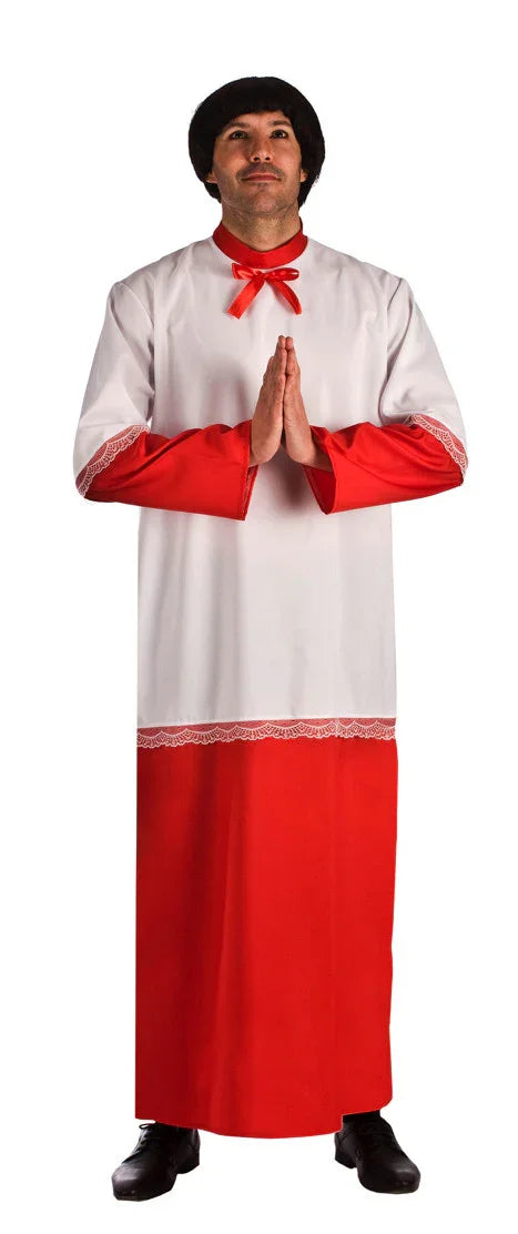 Disfraz de Monaguillo para Hombre Religiosos El Rey del Carnaval