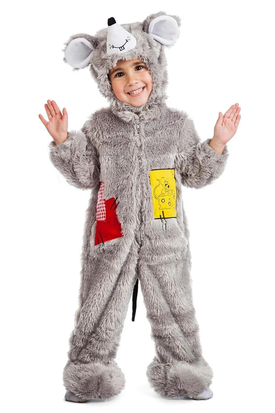 Disfraz de Ratón Gris de Peluche para Bebé Ratón y Ratita Kimokawaii