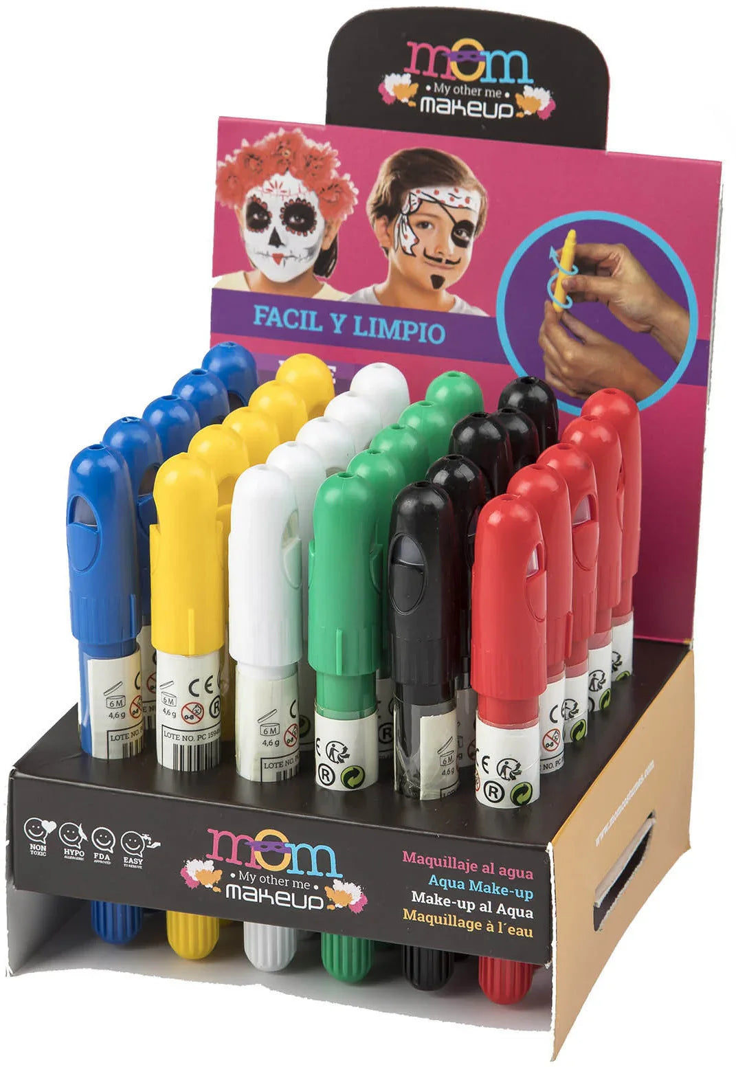 Lápiz de Maquillaje Regulable en Colores Lápices Viving