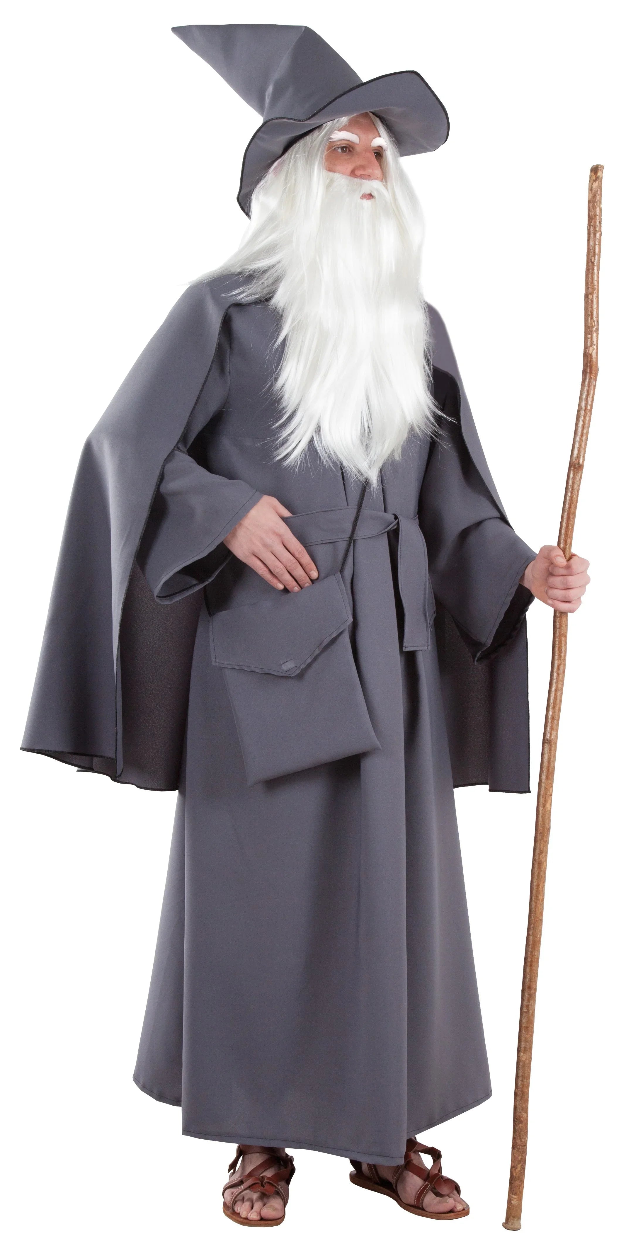 Disfraz de Mago Gandalf el Gris para Hombre El Señor de los Anillos Fycar Complementos