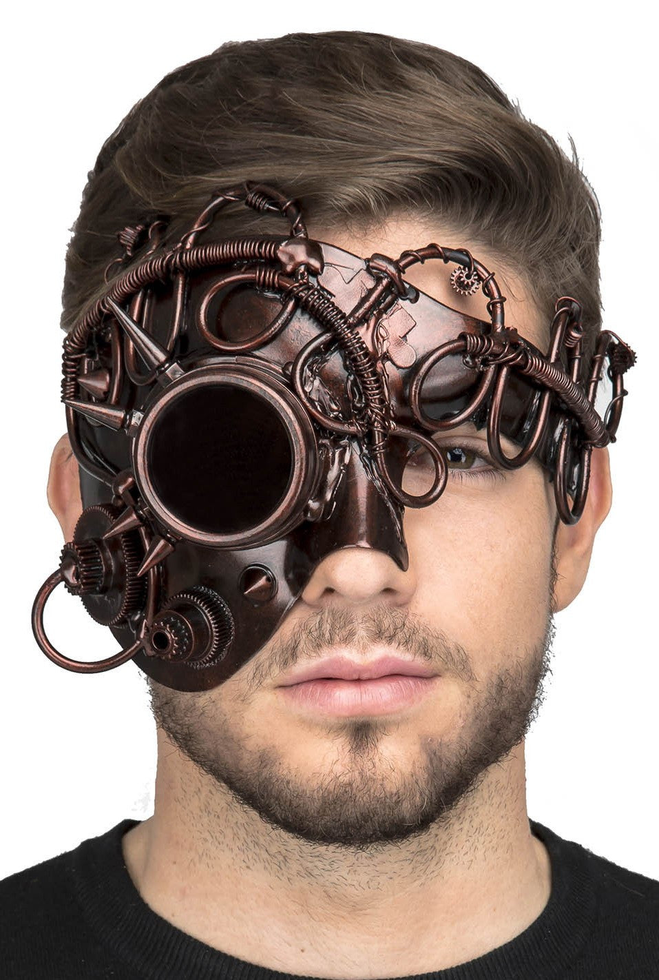 Máscara Steampunk Color Cobre Steampunk Viving