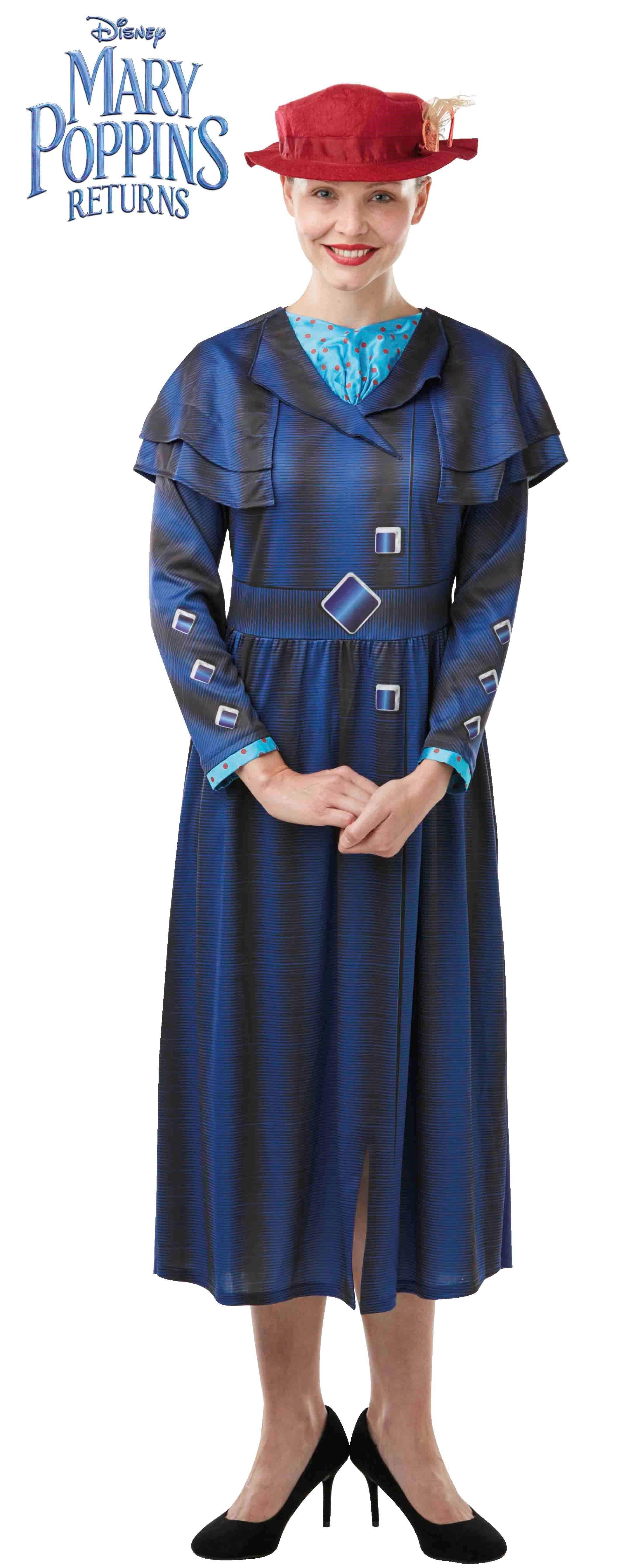 Disfraz de Mary Poppins Azul para Adulto Mary Poppins Rubies