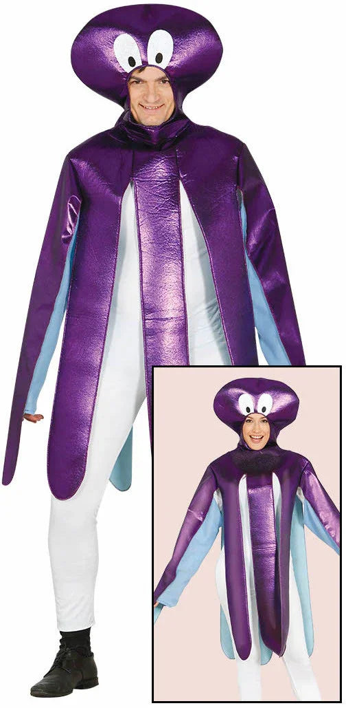 Disfraz de Pulpo Morado para Adulto Animal Guirca