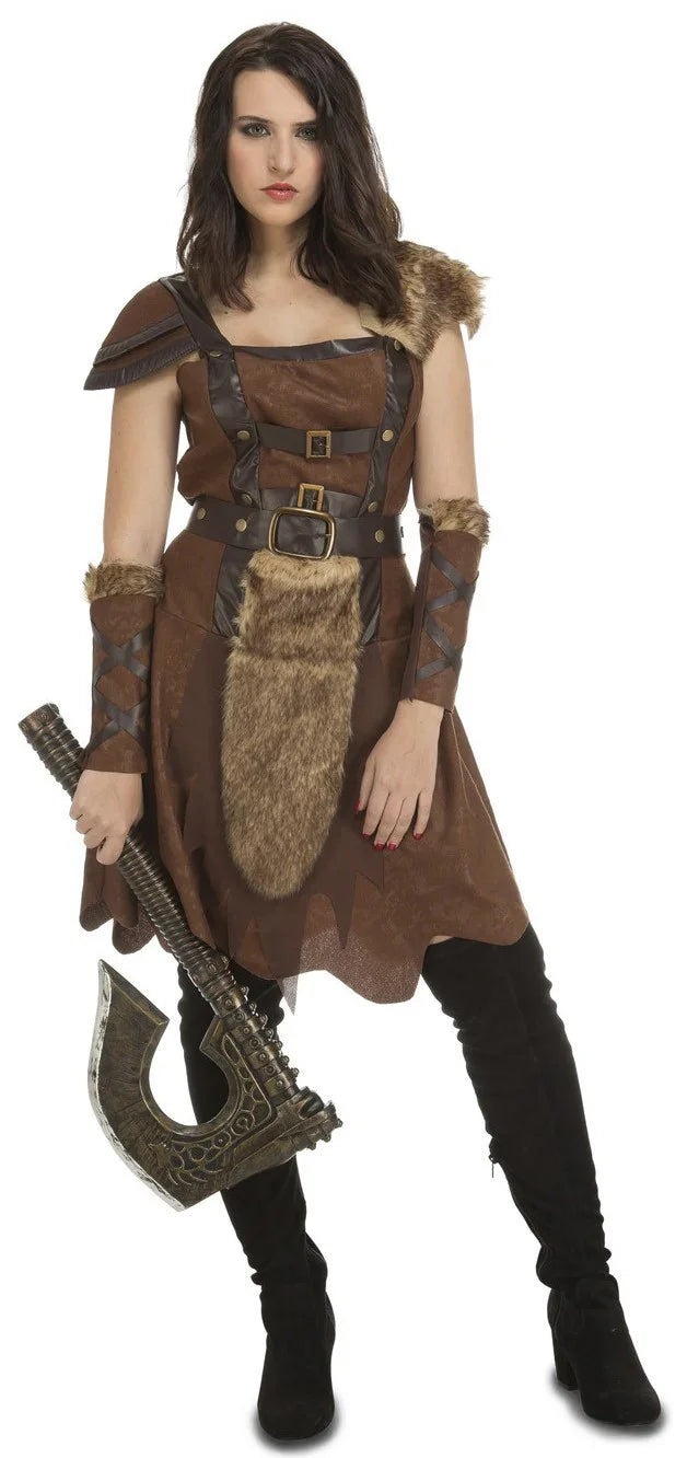 Disfraz de Guerrera Vikinga Norteña para Mujer Vikingos Viving