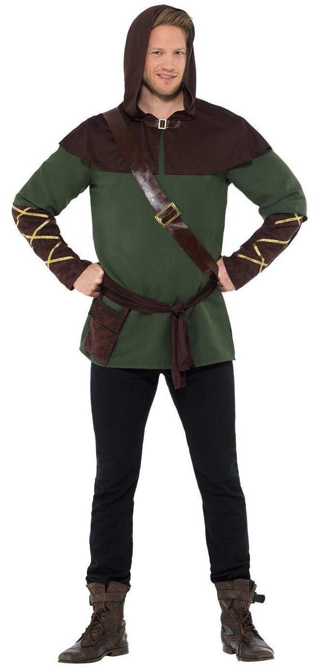 Disfraz de Arquero Robin Hood para Hombre Robin Hood y Arquero Smiffys