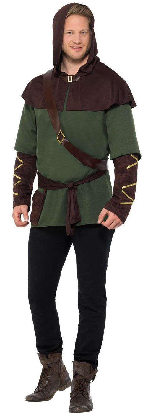 Disfraz de Arquero Robin Hood para Hombre Robin Hood y Arquero Smiffys