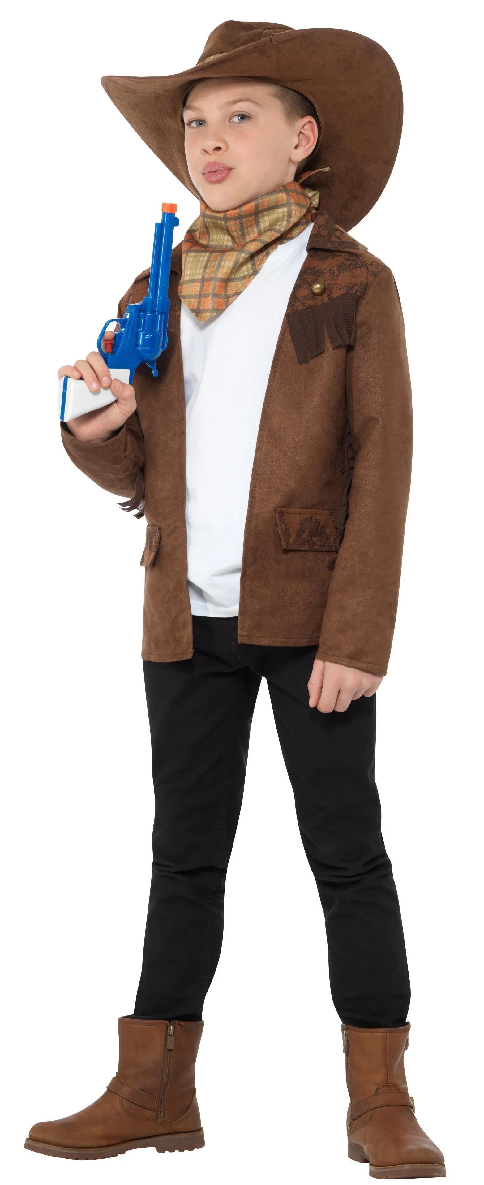 Disfraz de Vaquero con Chaqueta para Niño Vaquero Smiffys