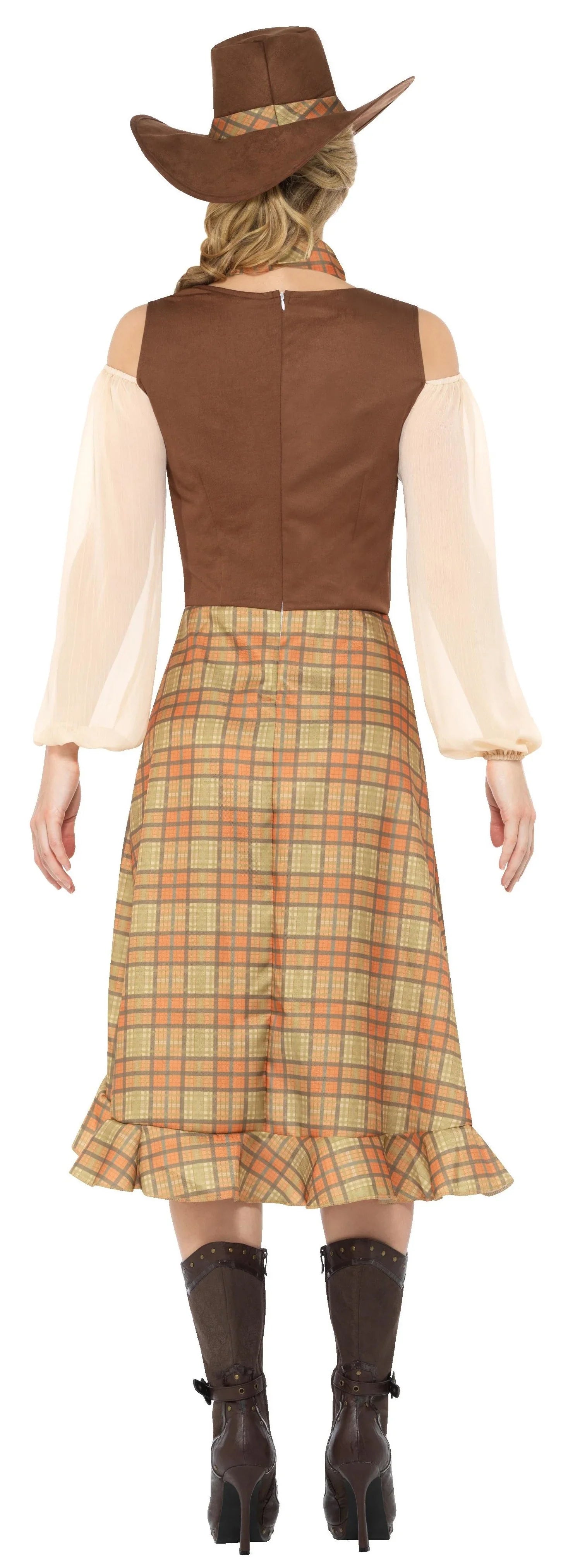 Disfraz de Vaquera con Sombrero para Mujer Vaquero Smiffys