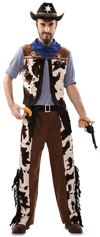 Disfraces en Pareja de Vaqueros con Estampado de Vaca Vaquero Disfraces Simon