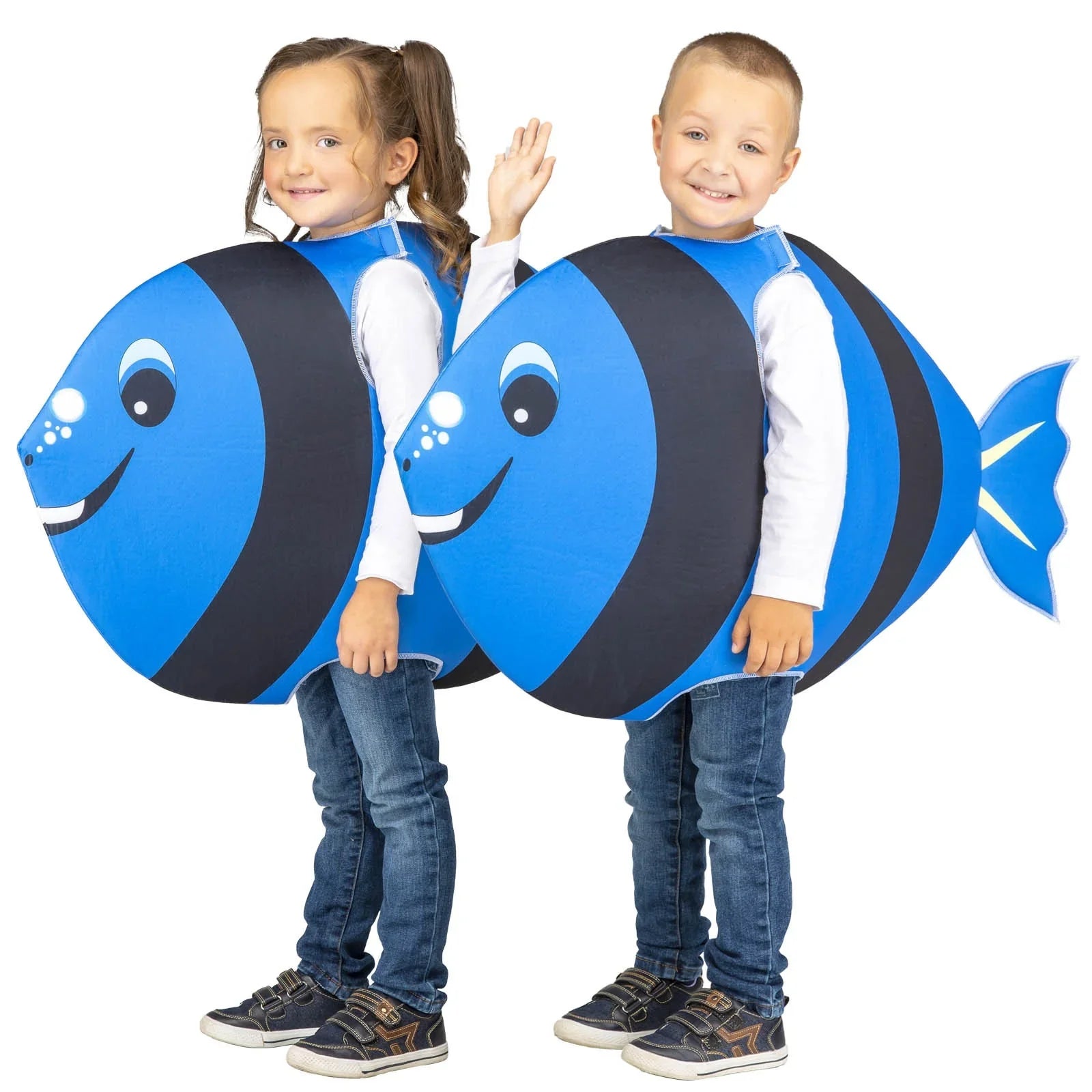 Disfraz de Pez Azul Infantil Animales Infantiles Kimokawaii