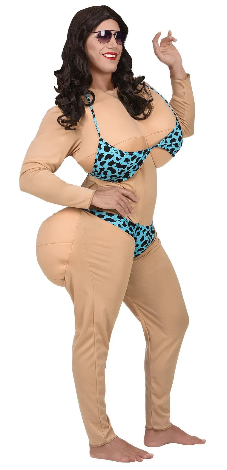 Disfraz de Culturista en Bikini para Adulto Personajes de la tele Widmann